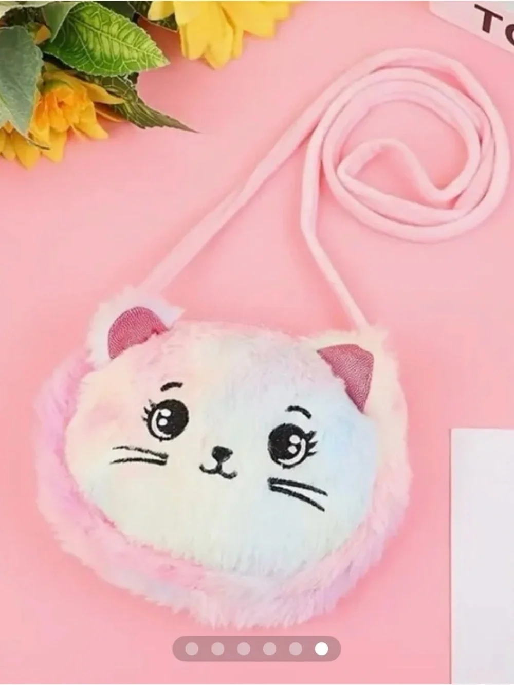 Plush Pastel Unicorn Crossbody Purse & Kitty Crossbody & Pencil Case Pouches